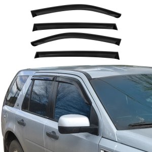 Audi Q5 Wind Deflector - Omac - Acrylic 4 Pcs - Black Smoke - '09-'17